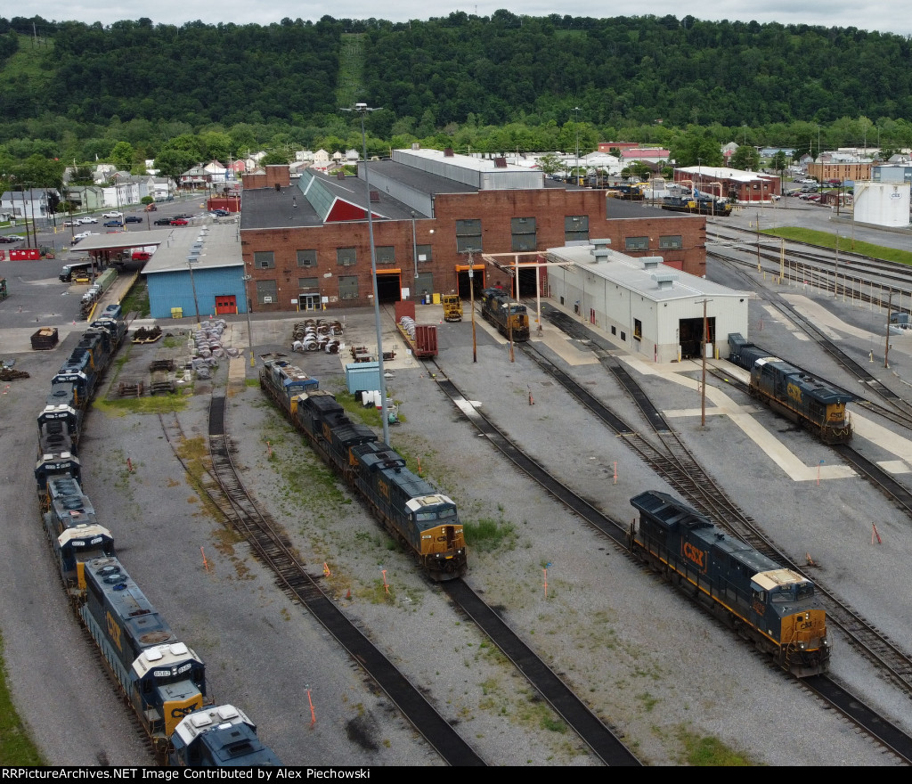 CSX Cumberland mechanical shops 